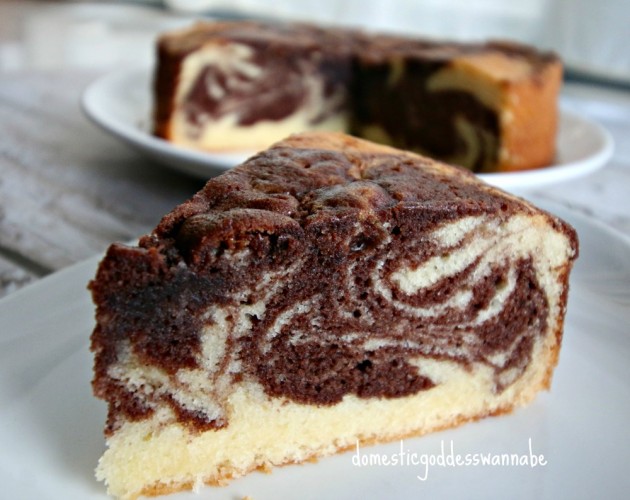 Marble Butter Cake The Domestic Goddess Wannabe